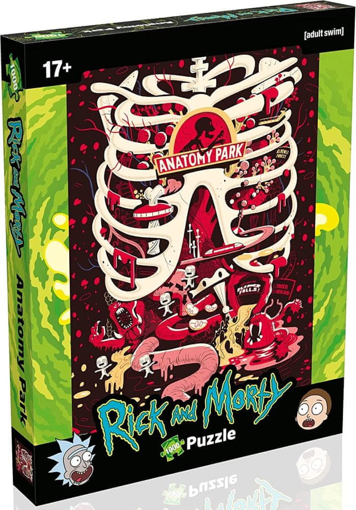 Winning Moves Puzzle Rick and Morty: Anatomy Park 1000 dielikov
